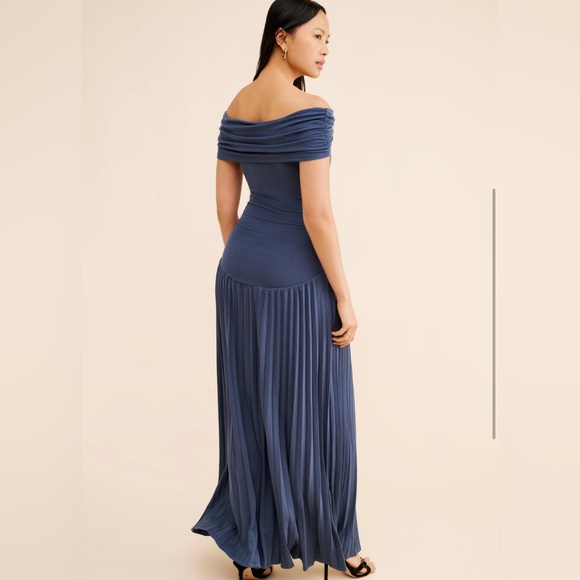 Lioness field of dreams navy blue maxi dress - Picture 3 of 4